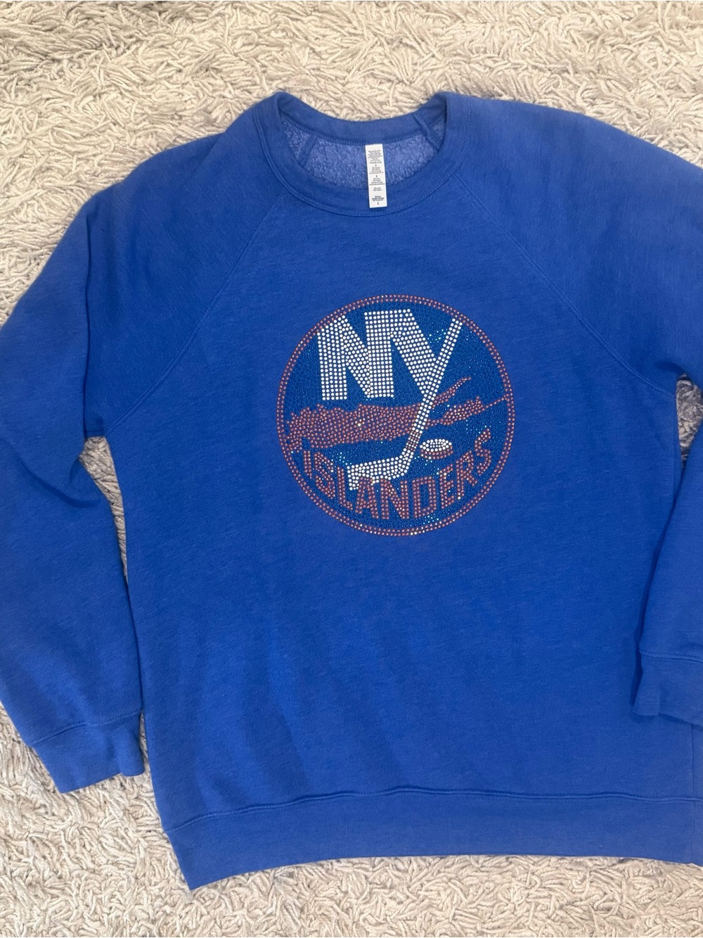 NY Islanders Blue Crewneck Sweatshirt